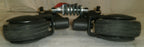 LOT OF TWO REAR CASTERS WHEELS ASSEMBLY W/ SUSPENSION SHOCK from QUANTUM 2.0