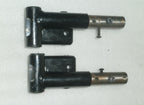 SET OF 2 WHEELCHAIR HINGE BRACKETS VERY GOOD AS PICTURE