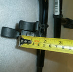 SET OF 2 WHEELCHAIR FOOT REST FRAMES DIMENSION AS PHOTO