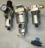 SMC DRAIN CATCH AFD30-N03-Z AND FILTER REGULATOR MODULAR AW30-N03H-Z