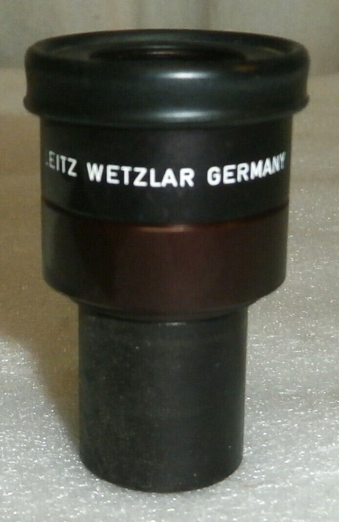 LEITZ WETZLAR GERMANY 10X/18 EYEPIECE OCULAR LENS OPTICS MICROSCOPE