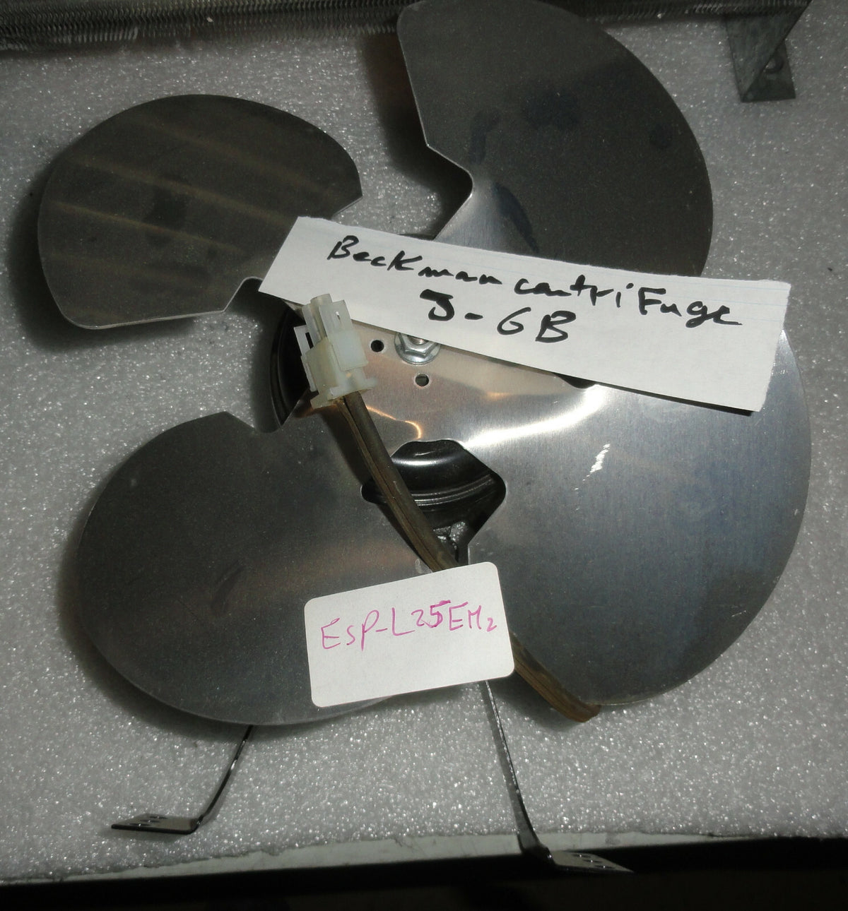 BECKMAN J-6B CENTRIFUGE EVAPORATOR AND FAN