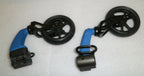 KI MOBILITY LITTLE WAVE 12 INCH SEAT WIDTH FORKS AND CASTERS 5 INCH VERY GOOD