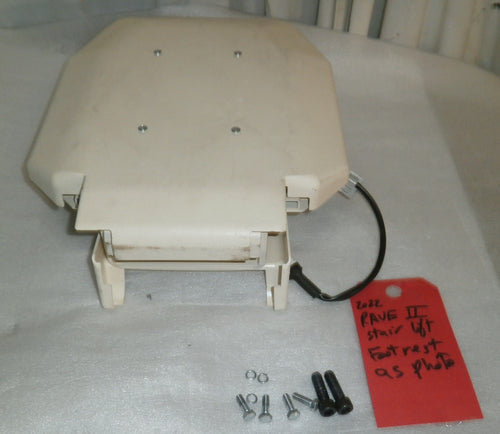 2022 AMERIGLIDE RAVE II STRAIGHT STAIR LIFT FOOTREST AS PHOTO V. GOOD