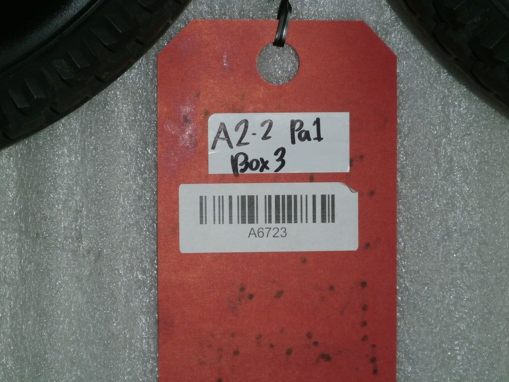LOT OF 2 QUICKIE IRIS WHEELS PRIMO POWER EXPRESS 62-203 W/ AXLE AS PICTURES