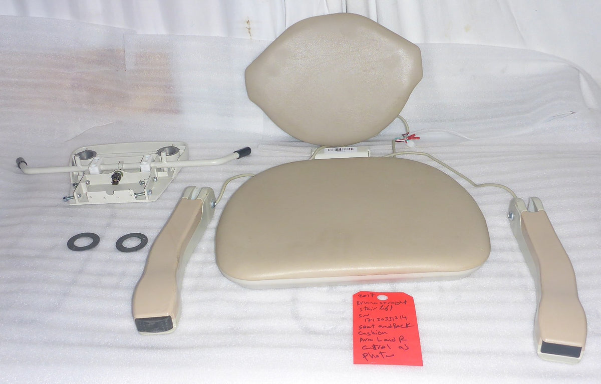 2017 BRUNO STRAIGHT STAIR LIFT 17120331214 SEAT AND BACK CUSHION -ARM REST