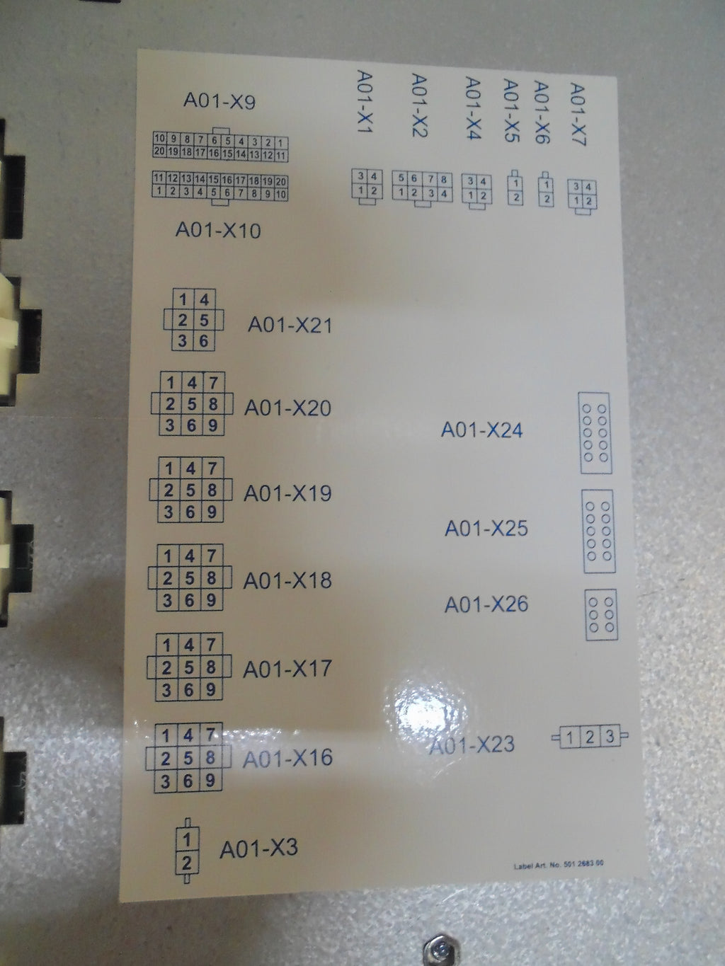 ARJO GETINGE SP6000 CONTROL PANEL 501 26 8400 REF F USED