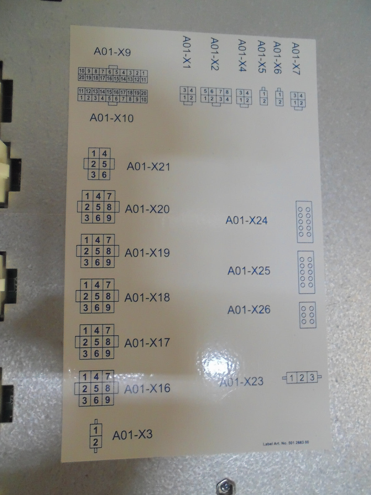 ARJO GETINGE SP6000 CONTROL PANEL 501 26 8400 REF F USED