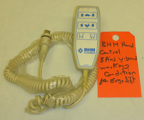 BHM ERGOLIFT HAND CONTROL 8 PINS USED GOOD CONDITION