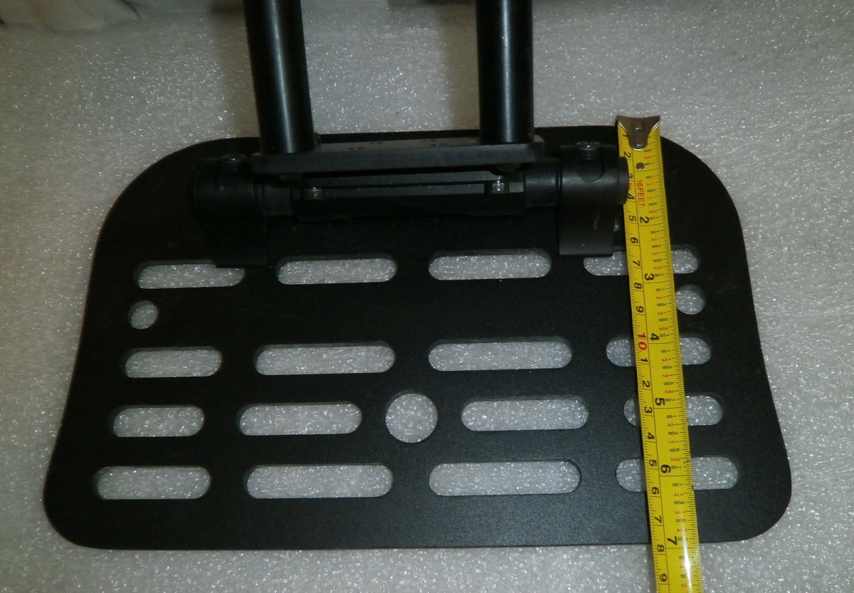 WHEELCHAIR FOOTREST DISTANCE BETWEEN PIPES 13 INCH DIAMETER OF PIPE