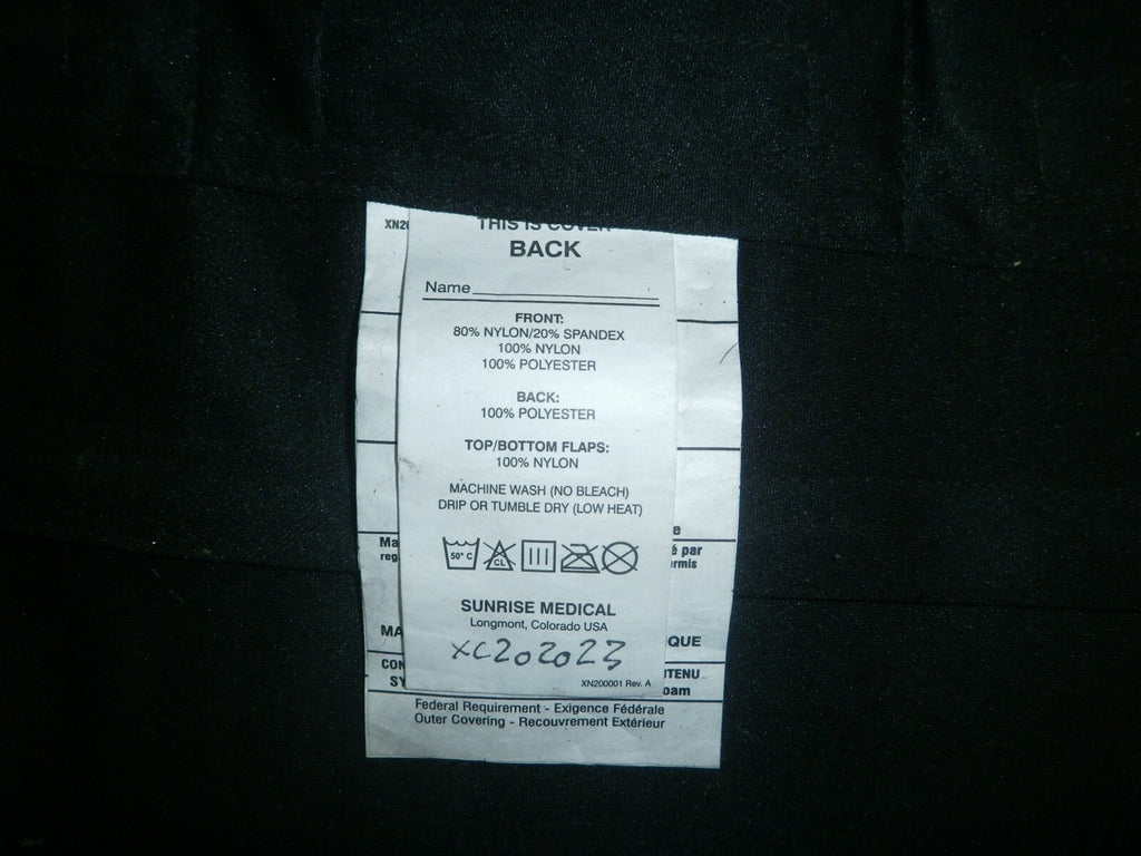 Wheelchair Back Jay Union CA30811 Size 17x21" Back Frame Foldable As Photos