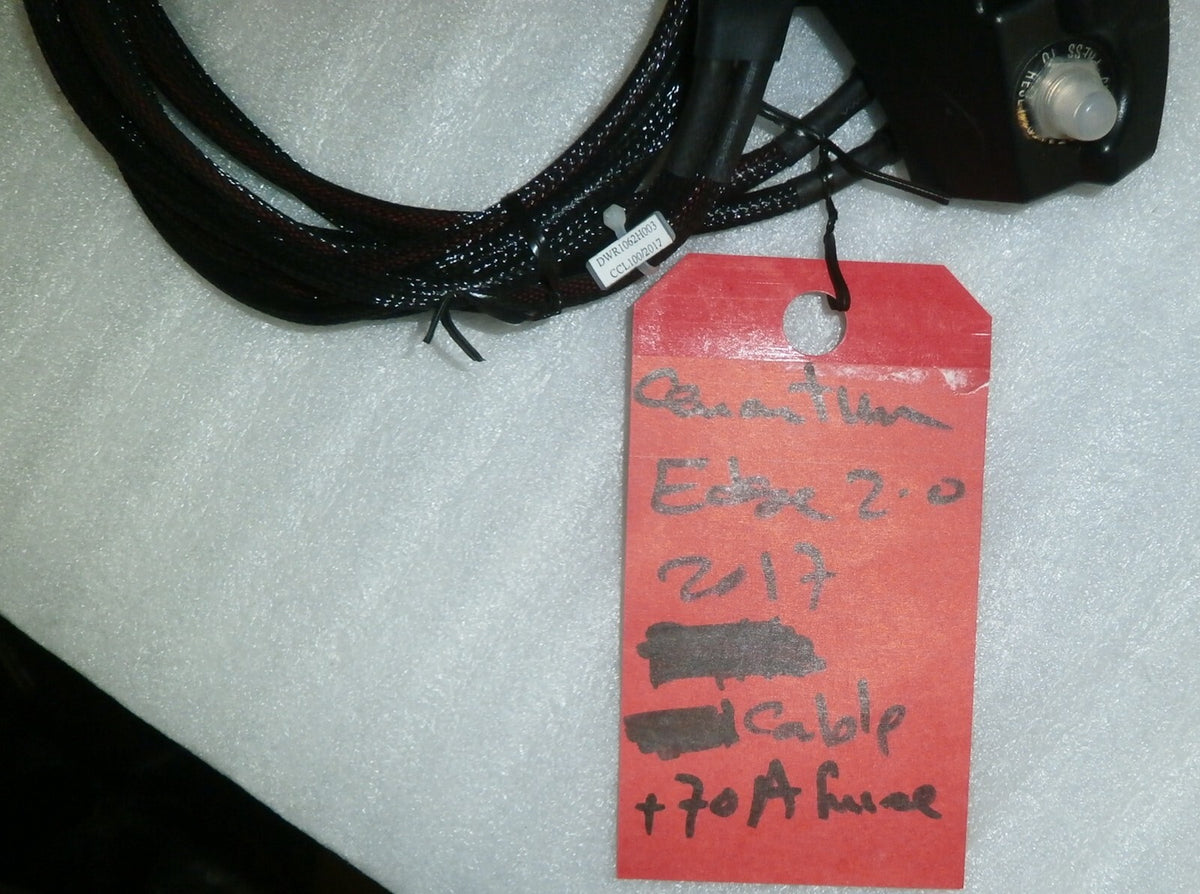 SET OF QUANTUM EDGE 2.0 2017 POWER CABLE FOR WHEELCHAIR WITH 70A FUSE VERY GOOD