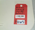 HANDICARE FREE CURVE STAIR LIFT ORIGINAL FOOTREST AS PHOTO GOOD CONDITIO