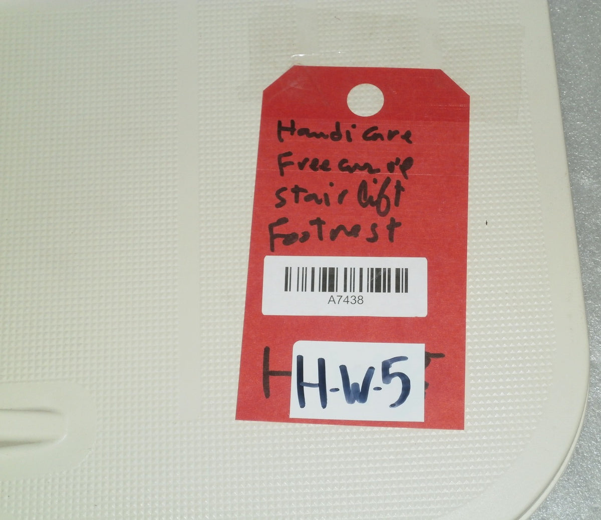 HANDICARE FREE CURVE STAIR LIFT ORIGINAL FOOTREST AS PHOTO GOOD CONDITIO