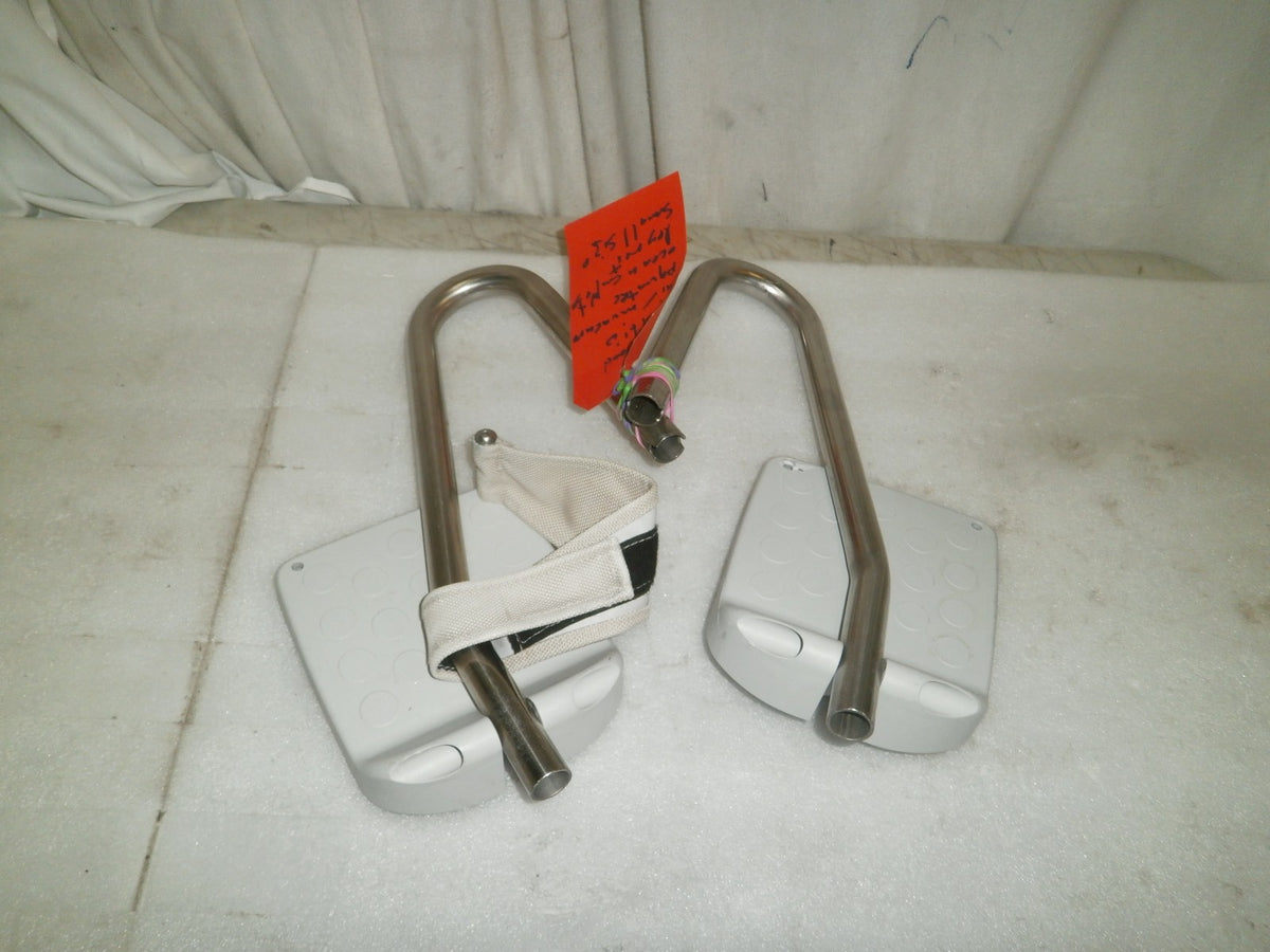 pair of invacare aquatec ocean leg rest very good condition small size