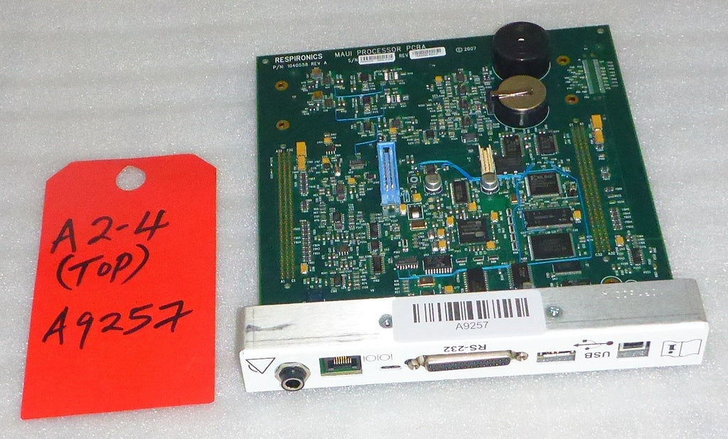 PHILIPS V60 VENTILATOR MAUI PROSSEOR PCBA 1040558 BOARD GOOD CONDITION