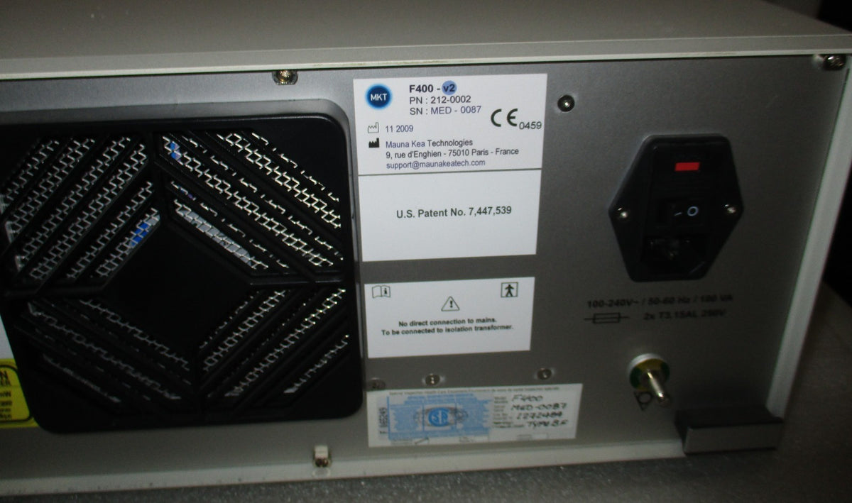 Mauna Kea Technologies Cellvizio Laser Unit F400-v2 Part # 212-0002