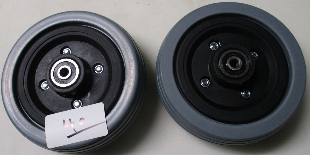 Pride Mobility Part Number:WHLASMB1745 Description: WHEEL,ASSY,CASTER,FLAT FREE,