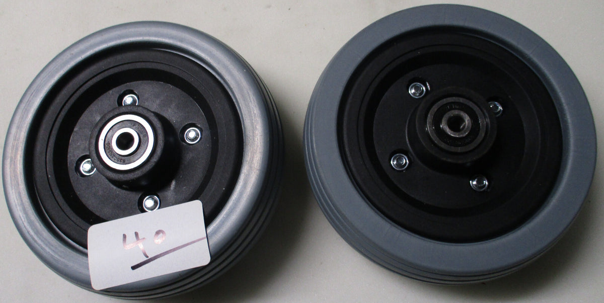 Pride Mobility Part Number:WHLASMB1745 Description: WHEEL,ASSY,CASTER,FLAT FREE,