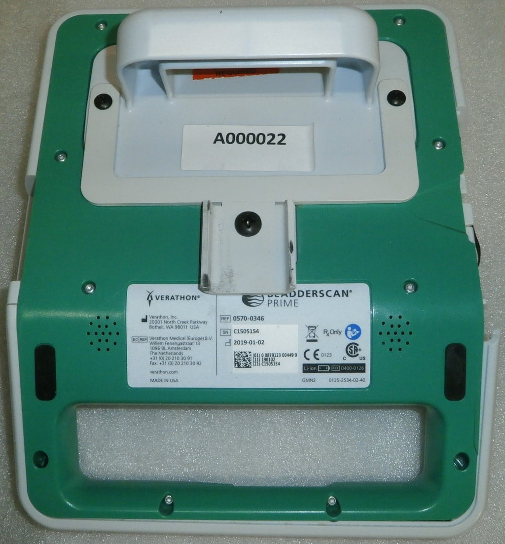 Verathon BladderScan Prime Plus Scanner 0570-0346