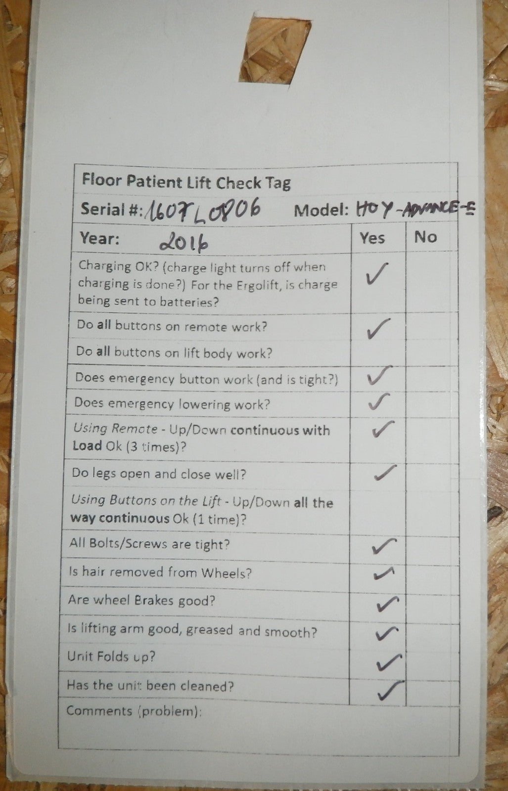 Joerns Hoyer Advance 340 Electric FOLDABLE Patient Lift (No Tariffs) Year 2016