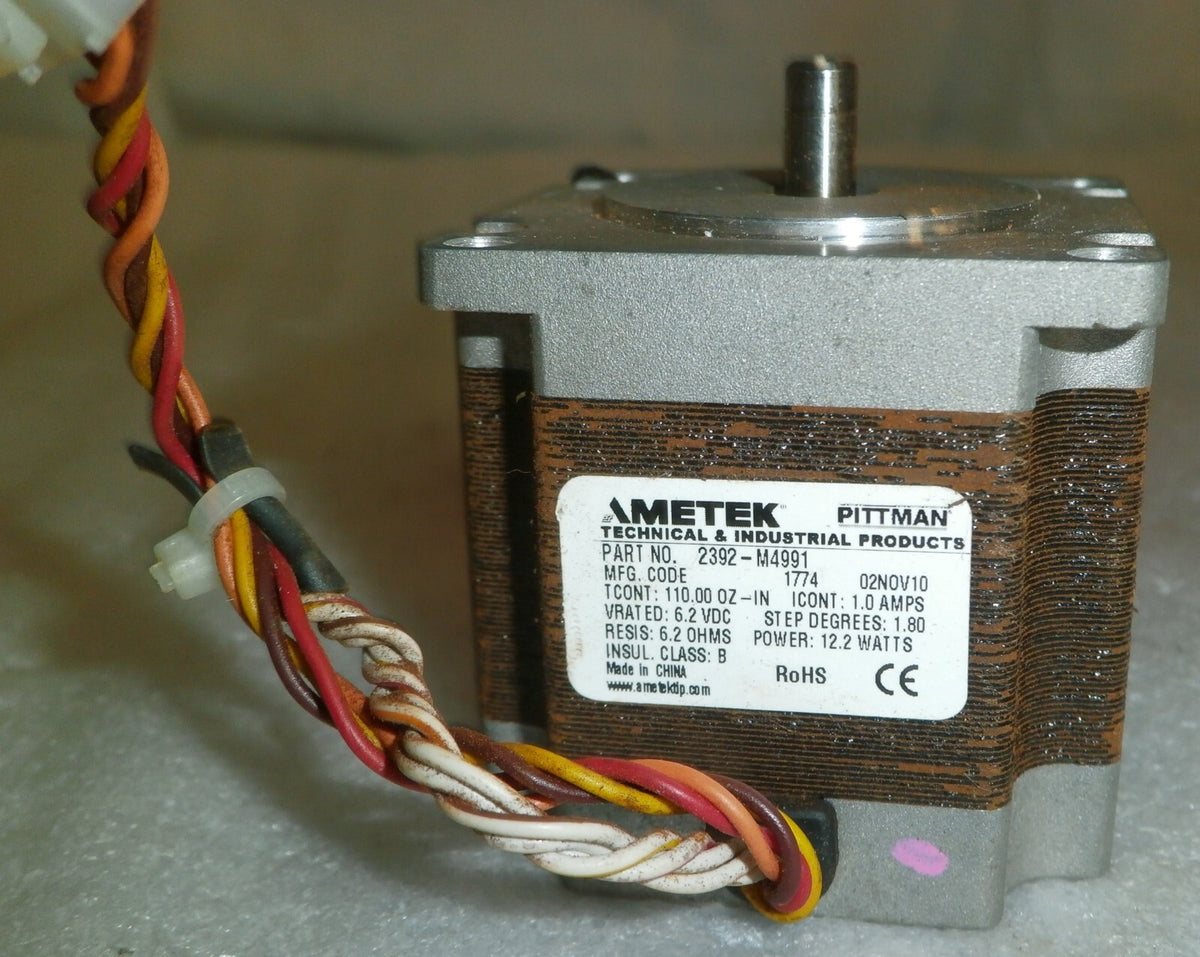 AMETEK PITTMAN 2392-M4991 STEPPER MOTOR WITH POWER 12.2 WATTS