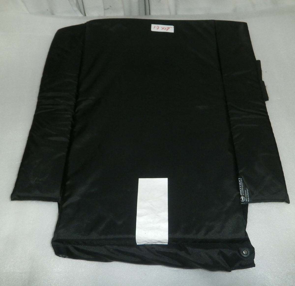 Motion Wheelchair Fabric Adjust Back cover Upholstery Size 17x18" Good Condition