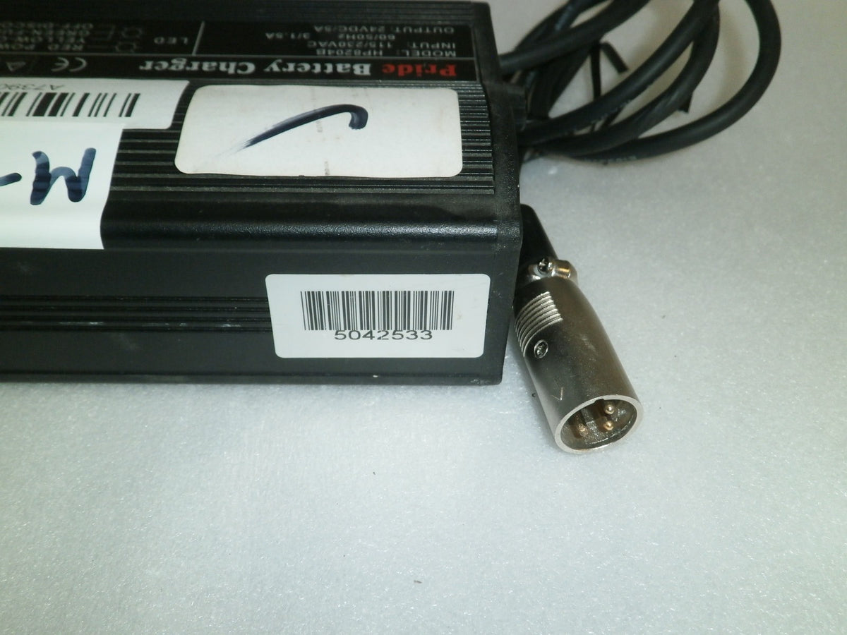 PRIDE WHEELCHAIR BATTERY CHARGER 24VOLT MODEL HP8204B VERY GOOD WORKING CO