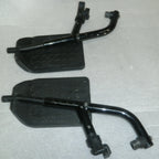SET OF 2 WHEELCHAIR FOOT REST FRAMES DIMENSION AS PHOTO