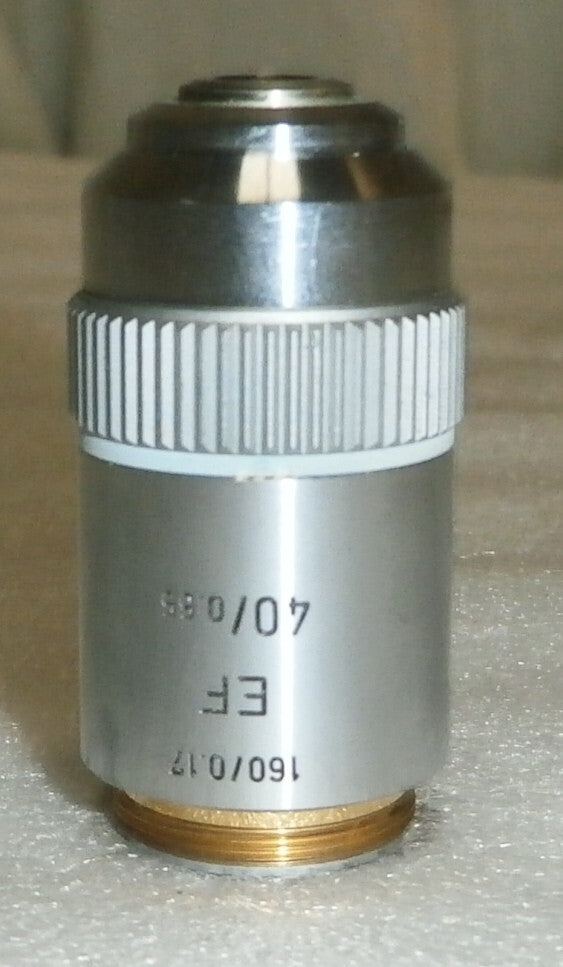 LEITZ EF 40/0.65 160/0.17 MICROSCOPE OBJECTIVE - 40X - 519762