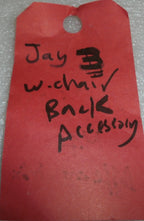 JAY 3 WHEELCHAIR BACK ACCESSORY AS PHOTO USED GOOD CONDITION