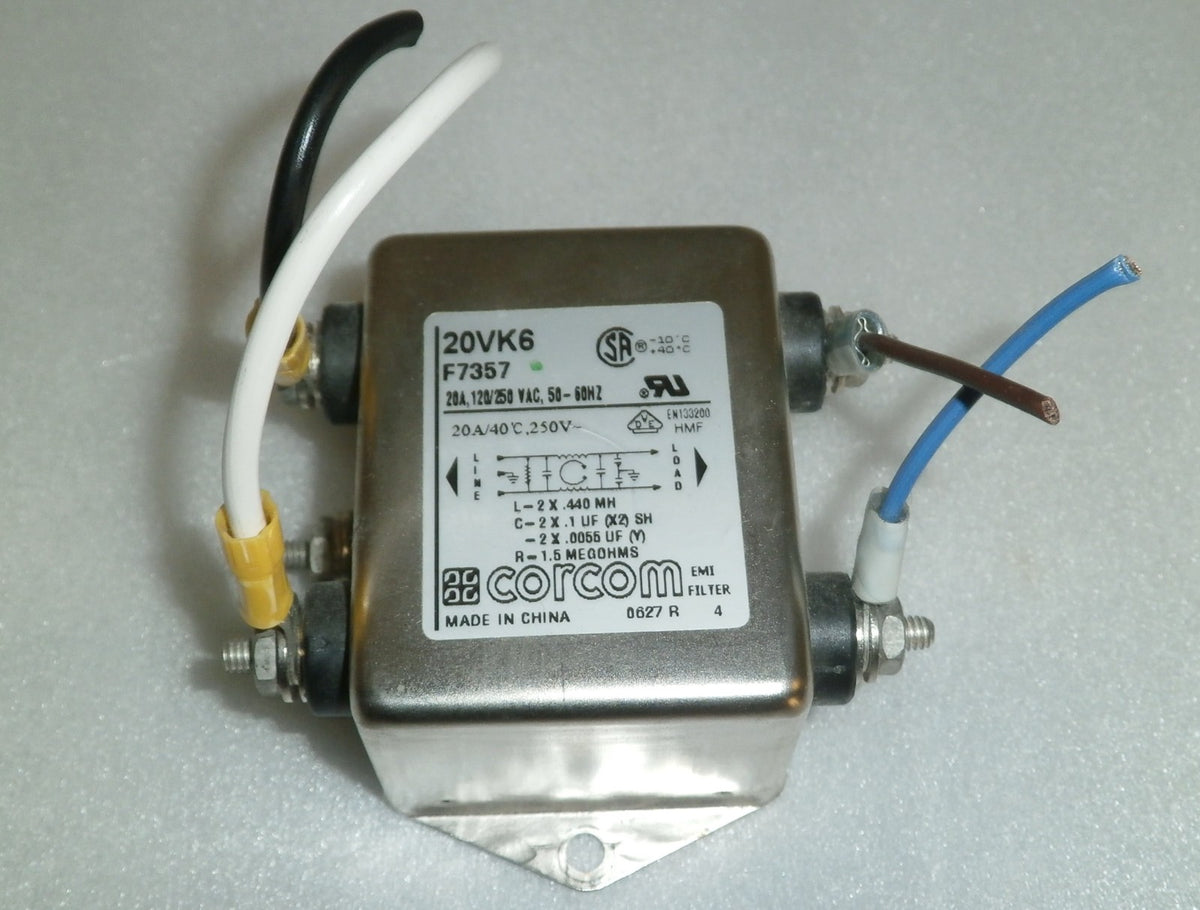 VARIAN CP-3800 CORCOM 20VK6-F7357 AND T11-62-SWITCH 20-0A-01-10AL-V USED G