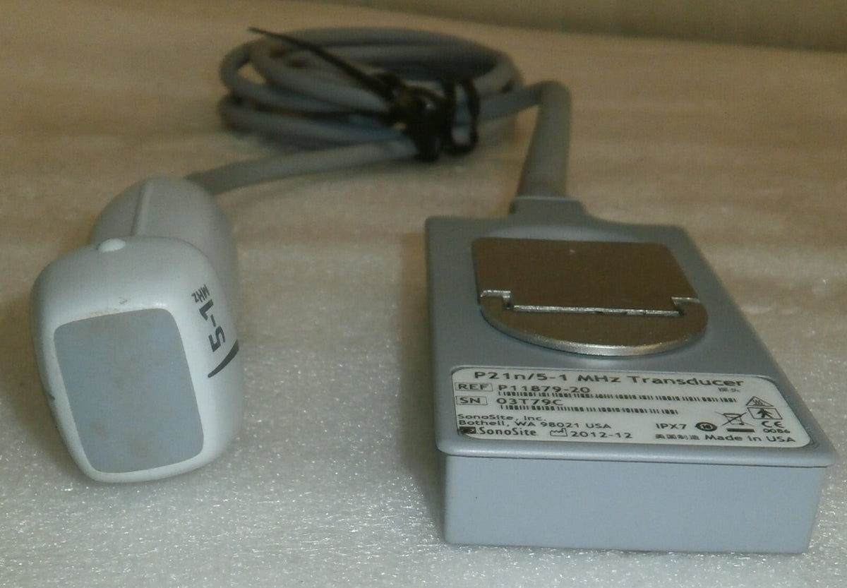 Sonosite (Fujifilm) P21n/ 5-1 MHz P11879-20 Ultrasound Transducer