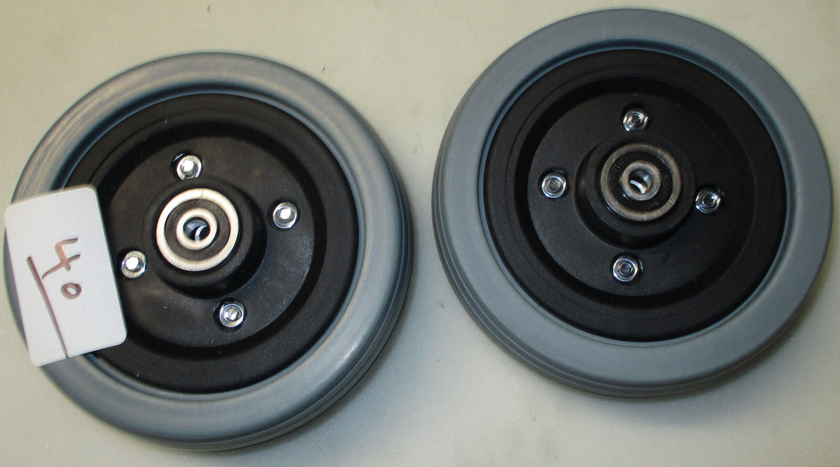 Pride Mobility Part Number:WHLASMB1745 Description: WHEEL,ASSY,CASTER,FLAT FREE,