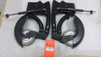 Set of 2 TDX SP Power Wheel Chair Front Parts With Casters & Fenders Very Good