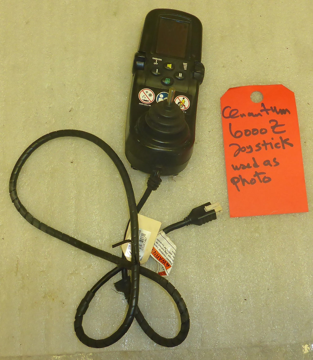QUANTUM 6000 Z WHEELCHAIR USED JOYSTICK CTLD1467 PLEASE CHECK THE PHOTO
