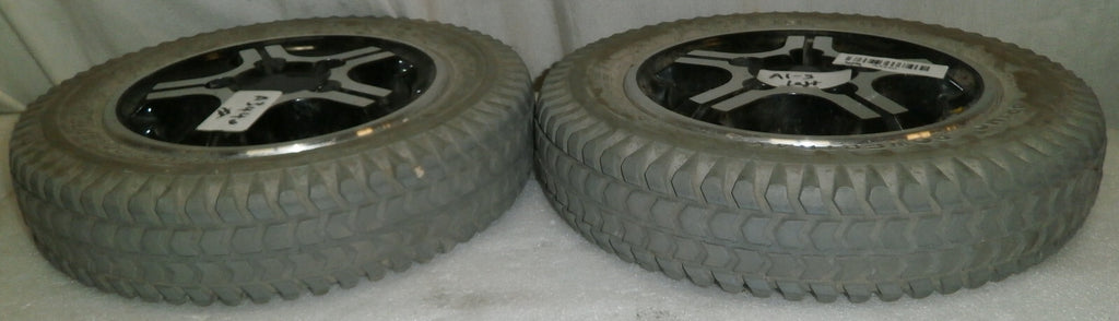 Pair of POWERTRAX PR1MO 3.00-8 Wheelchair Tires
