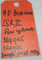 BD Biosciences LSR II Flow Cytometer 344045, 344046 & SAMPLE PRESS ASSY