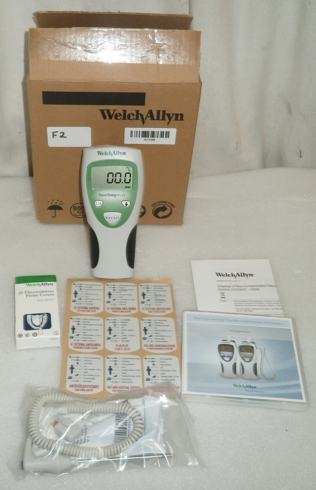 Welch Allyn 690 SureTemp Plus Thermometer w/ Accessories (No Tariffs to the USA)