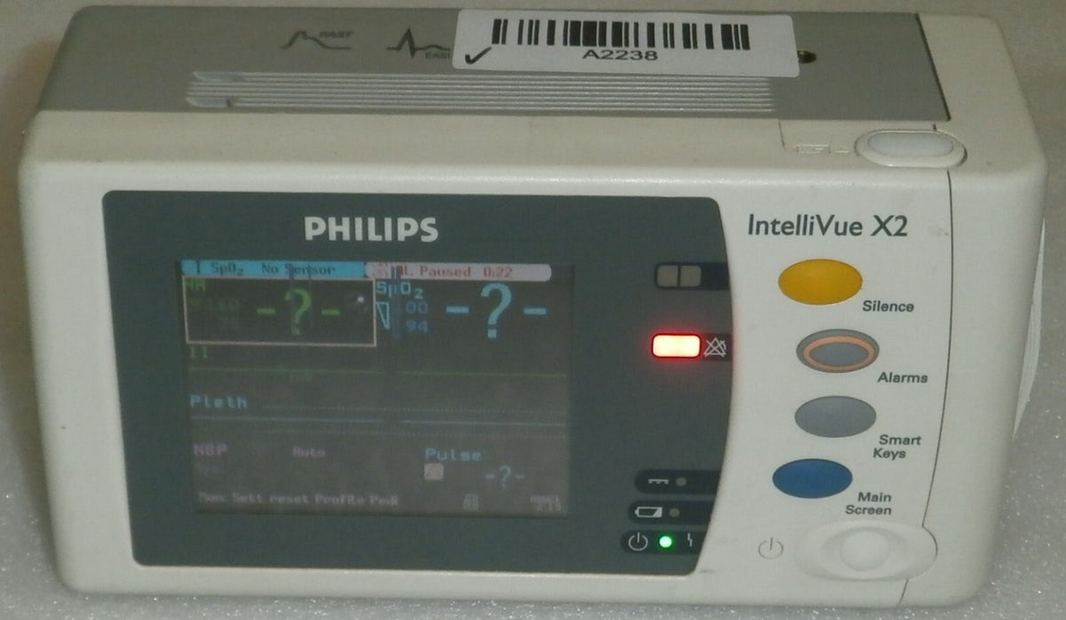 Philips IntelliVue Intelli Vue X2 Vital Sign Patient Monitor M3002A Rev K
