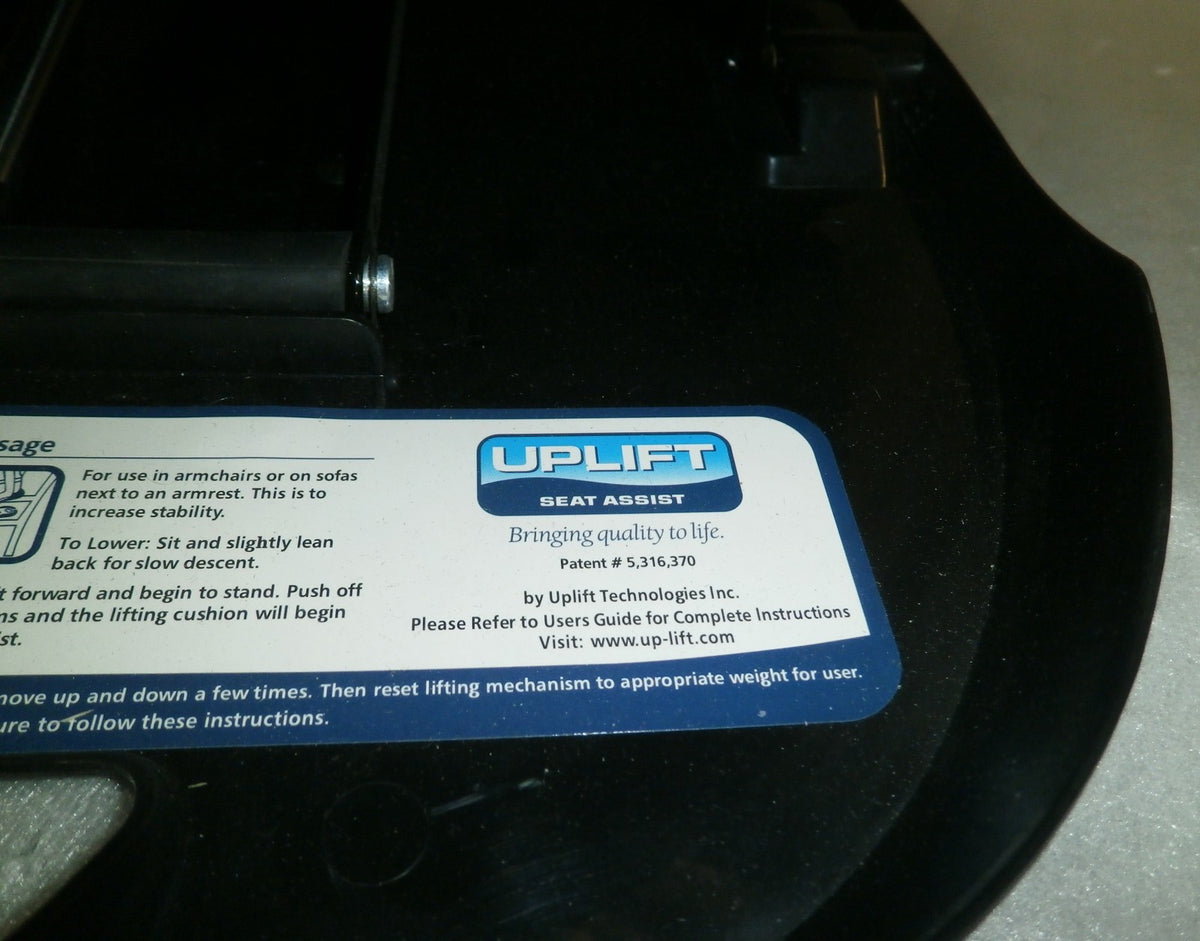 UPLIFT SEAT ASSIST MODEL MED-UL100CA CAPACITY 230++ LBS