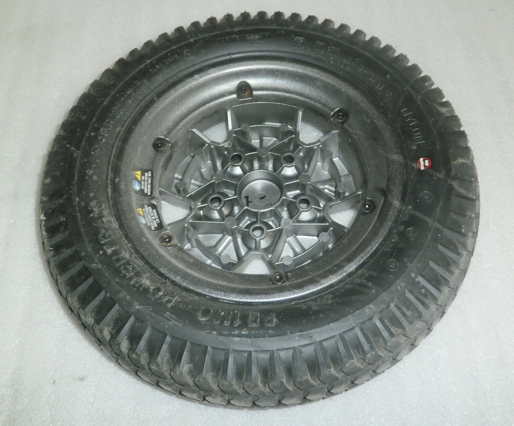 LOT OF 2 QUANTUM EDGE 2.0 POWERTRAX WHEELS 3.00-8 SOLID VERY GOOD CONDITION