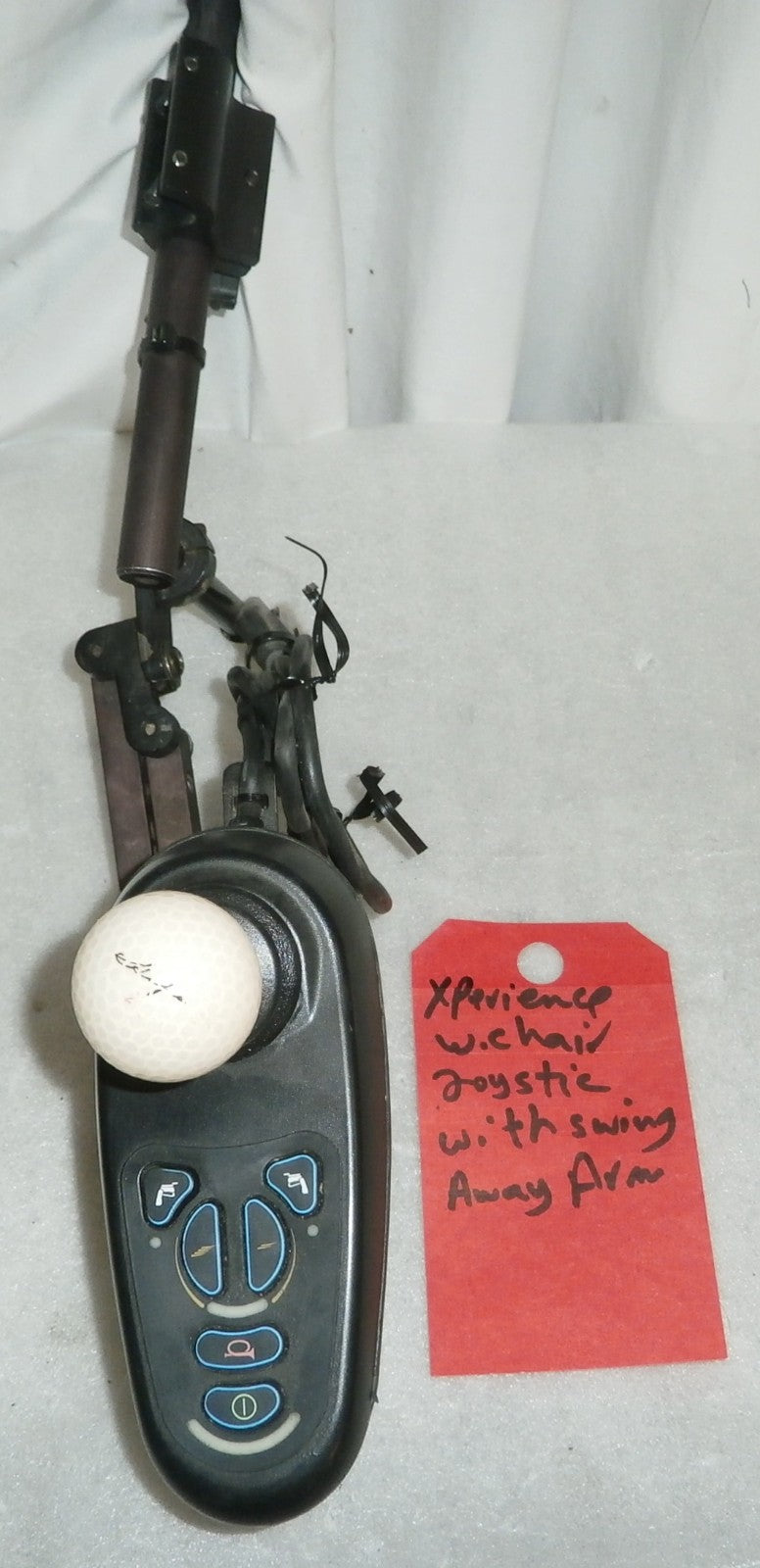 QUICKIE XPERIENCE WHEELCHAIR JOYSTICK D50680.01 WITH SWING AWAY ARM GOOD