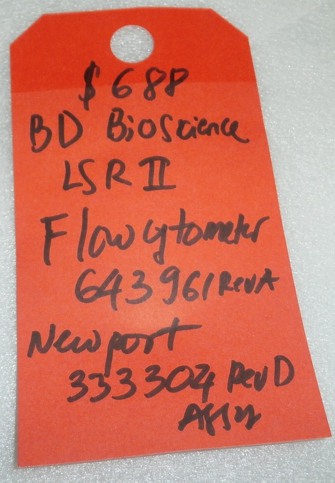 A7152 Becton Dickinson BD LSR II Flow Cytometer Flow Cell Assembly Newport 33330