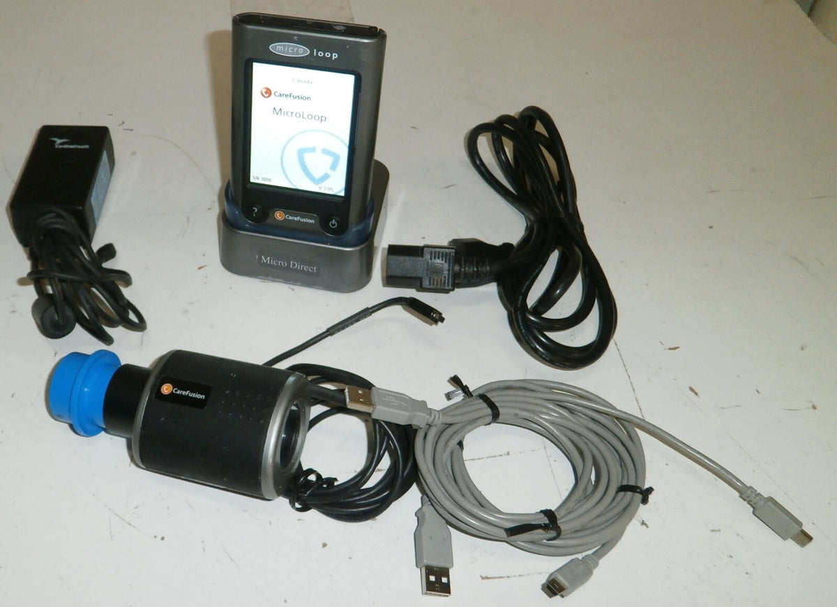 Carefusion Viasys Vyaire Microloop Spirometer ML3535 w/ Adapter & Accessories