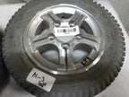 SET OF 2 PRIMO POWER TRAX 3.00-8 WHEELCHAIR WHEELS SOLID FAIR CONDITION