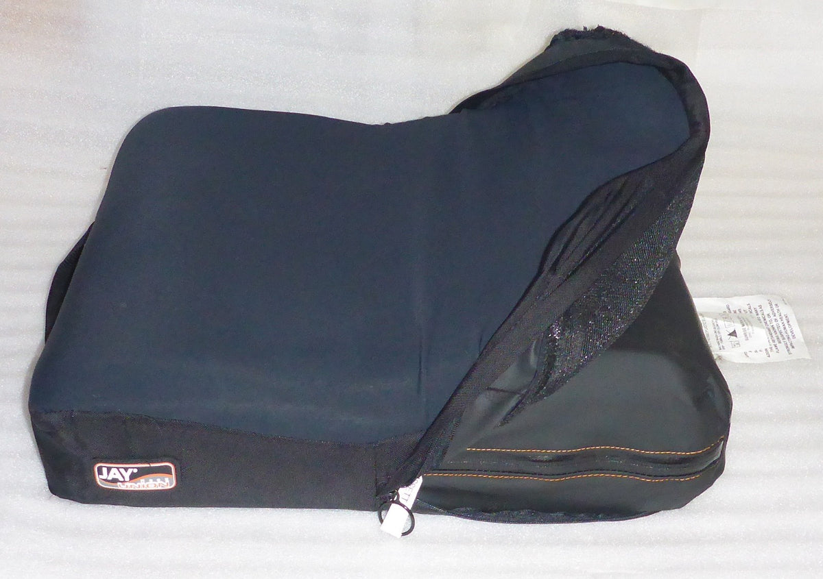 JAY UNION WHEELCHAIR CUSHION 17X18X4 INCH USED GOOD CONDITION