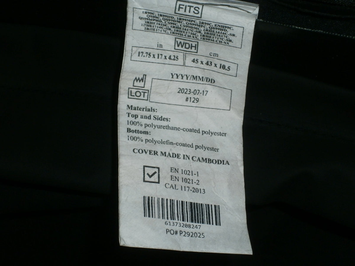 PERMOBIL WHEELCHAIR BACK CUSHION SIZE 17.75 X 17 X 4.25" MODEL 3211744-3226