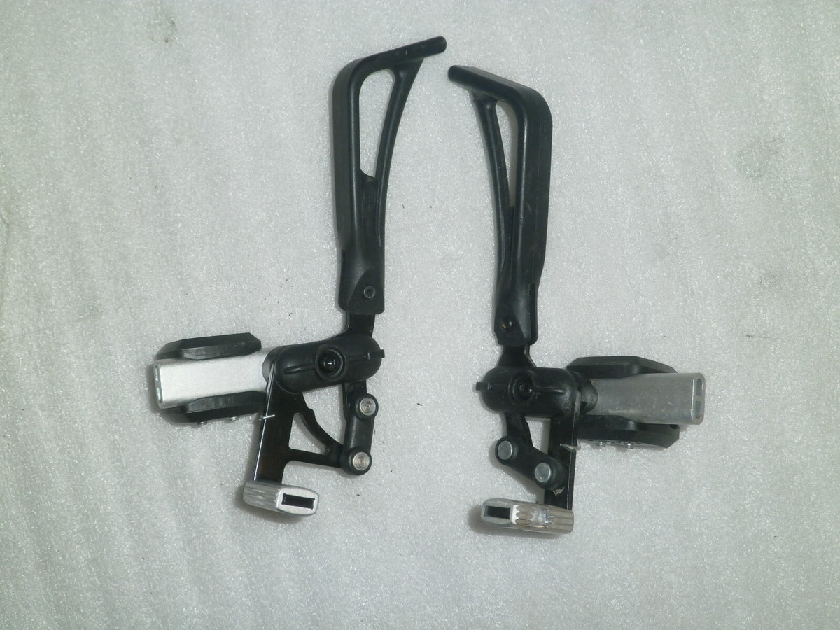 Wheel Locks Wheelchair Long Hand Brake Pull Push Assembly Pair Left Right