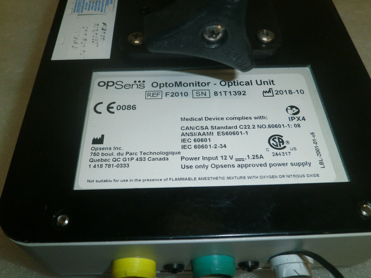 Opsens F2020 Optical Unit & OptoMonitor Display F2010 with accessories